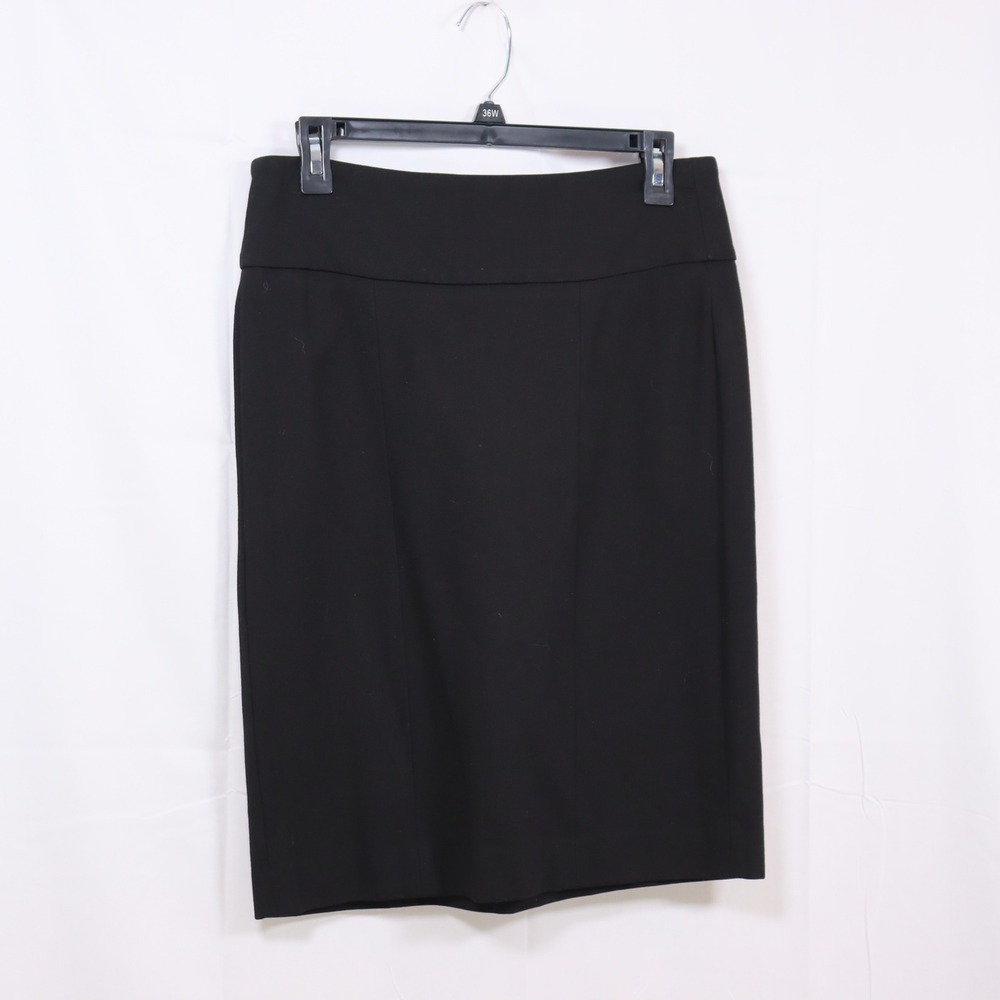 Cabi‎ Pencil Skirt 6 Black Womens Stretch Knee Length Career